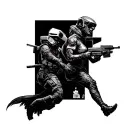 Cyberpunk Edgerunner David Martinez and Lucy design tattoo design idea