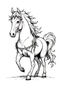Sleipnir Viking Horse tattoo design idea