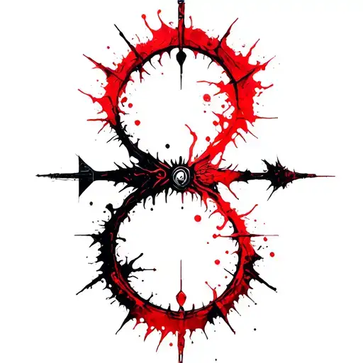 Odin-node elements vegvisir element, Aegishjalmur and Yggdrasil everything connected in individual areas tattoo design idea