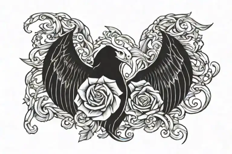 loyalty intertwined tattoo design idea