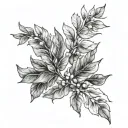 laurel wreath tattoo design idea