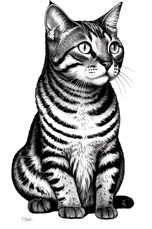 Bengal Tattoo Cat Master tattoo design idea