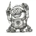 minion tattoo design idea