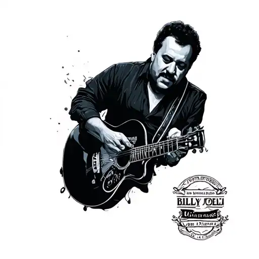 Billy Joel tattoo design idea