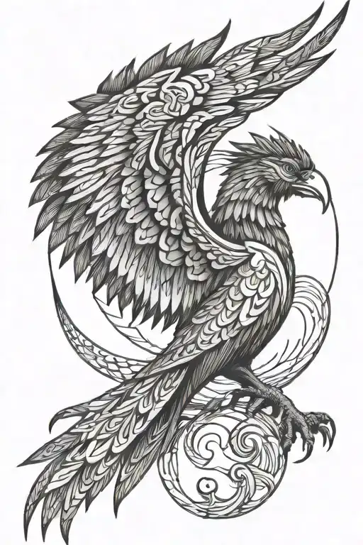 liver bird wings spread liverpool tattoo tattoo design idea