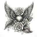 memorial tattoo for mom written tattoo design idea
