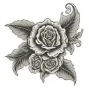 memorial tattoo for mom written tattoo design idea