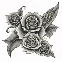 memorial tattoo for mom written tattoo design idea