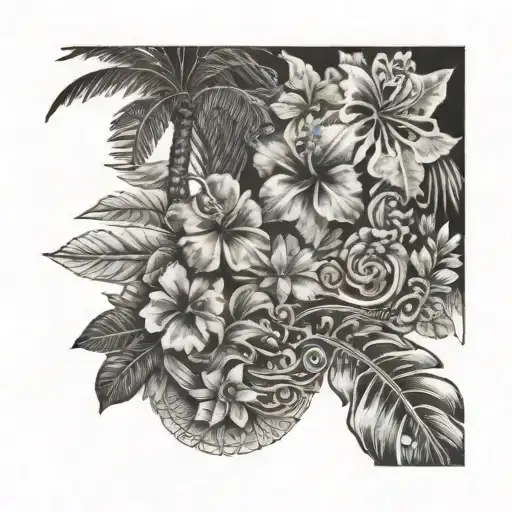 2/2/83, 5/11/85, 11/23/02, 6/25/05, 11/14/05, 6/23/11, 4/5/13 inside hawaiian islands tattoo design idea