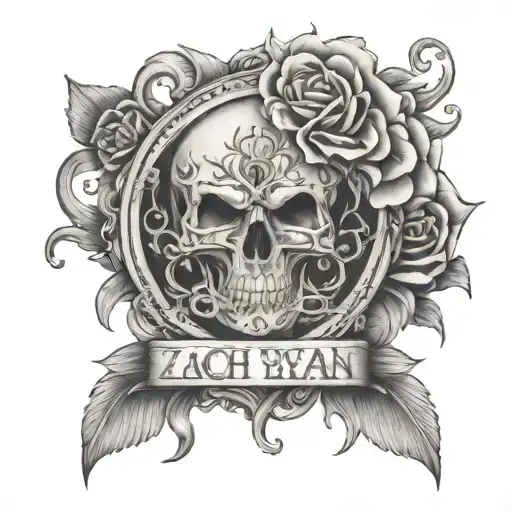 zach bryan lyrics tattoo design idea