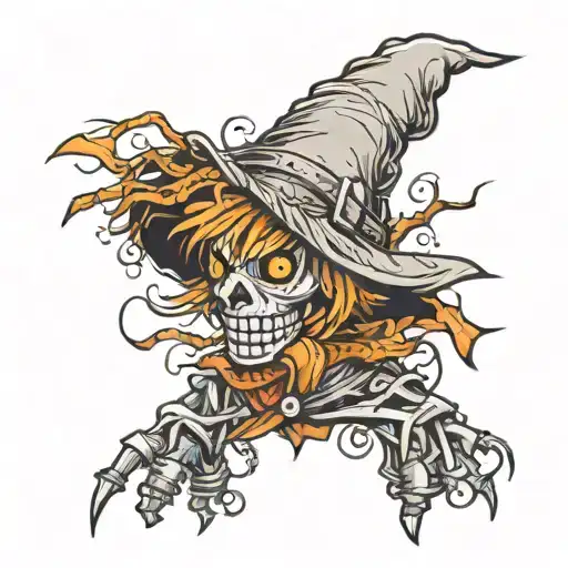scarecrow tattoo design idea