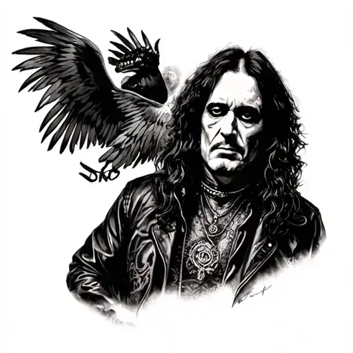 ozzy osbourne black sabbath tattoo design idea