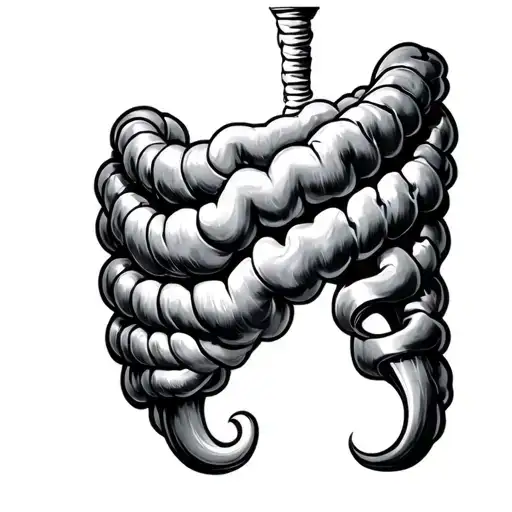 Colon Cancer tattoo design idea