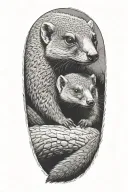 mongoose tattoo design idea