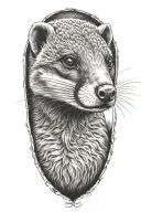 mongoose tattoo design idea