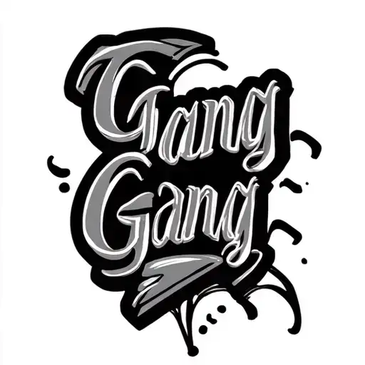 "Gang Gang" FPL LOSER tattoo design idea
