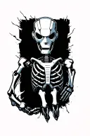 half bone half robot with ripping tendens and skin as it moves up the hand to the wrist for the right hand tattoo design idea