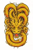 dragon tattoo design idea