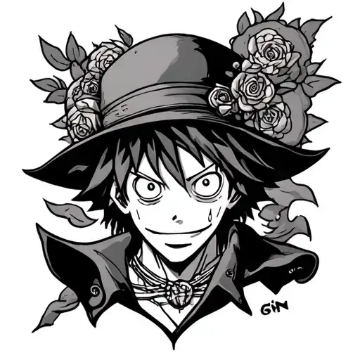 One Piece Law tattoo design idea