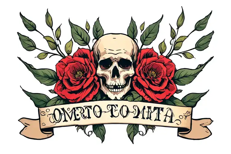 omerta tattoo design idea