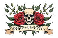 omerta tattoo design idea