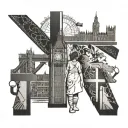 Incorporate elements of a nurse's uniform with iconic UK landmarks to symbolize your dedication to your profession and your favorite country tattoo design idea