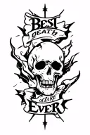 Best Death Ever tattoo design idea