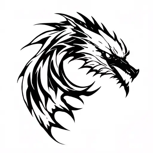 Drakon tattoo design idea