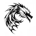 Drakon tattoo design idea