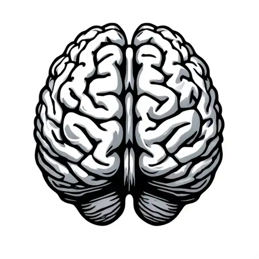 Brain Cancer tattoo design idea