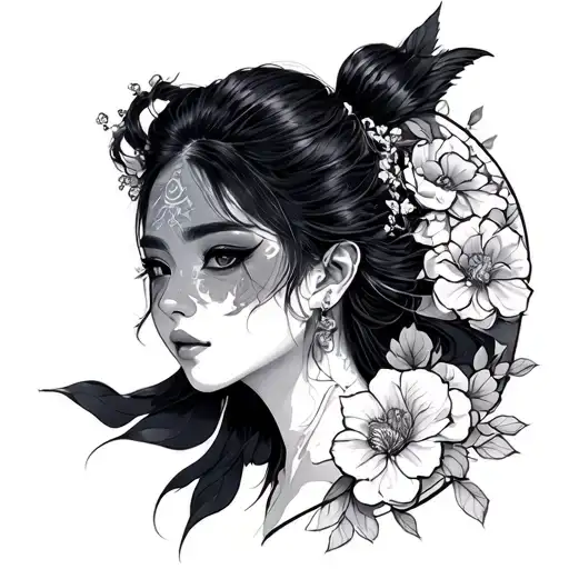 Korean tattoo design idea