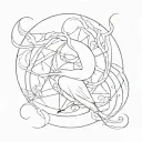 hyper sygilism tattoo design idea