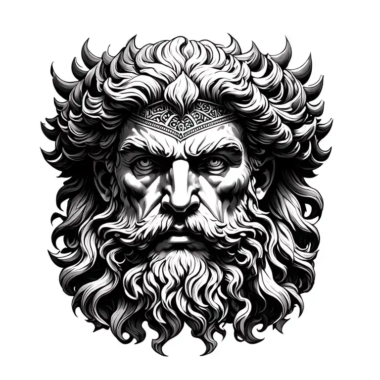 Zeus and ade tattoo tattoo design idea