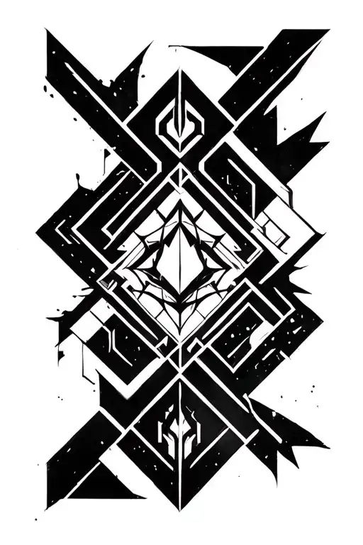 arcane league of legends tattoo design idea