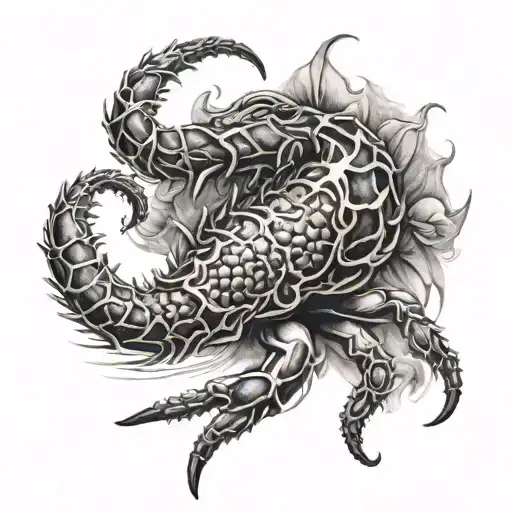Leo Scorpio cancer tattoo design idea