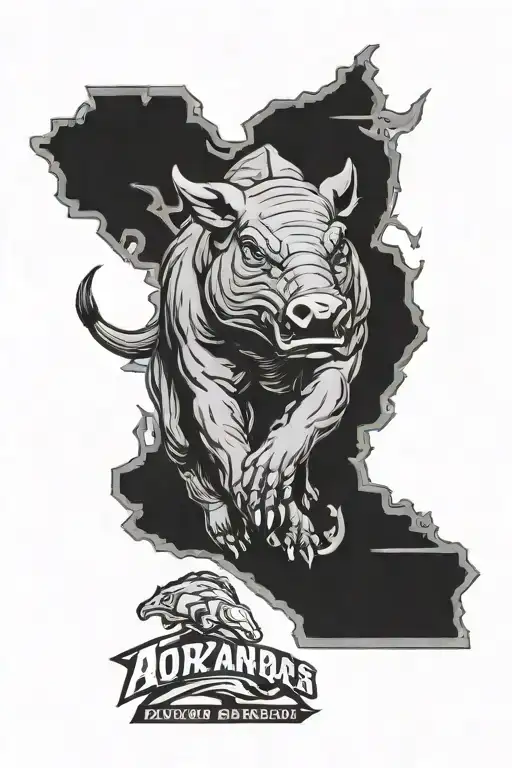 Arkansas Razorback tattoo design idea