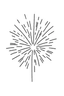 firework bursting tattoo design idea