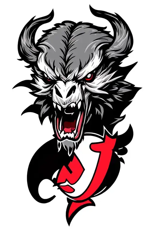 New Jersey devils tattoo design idea