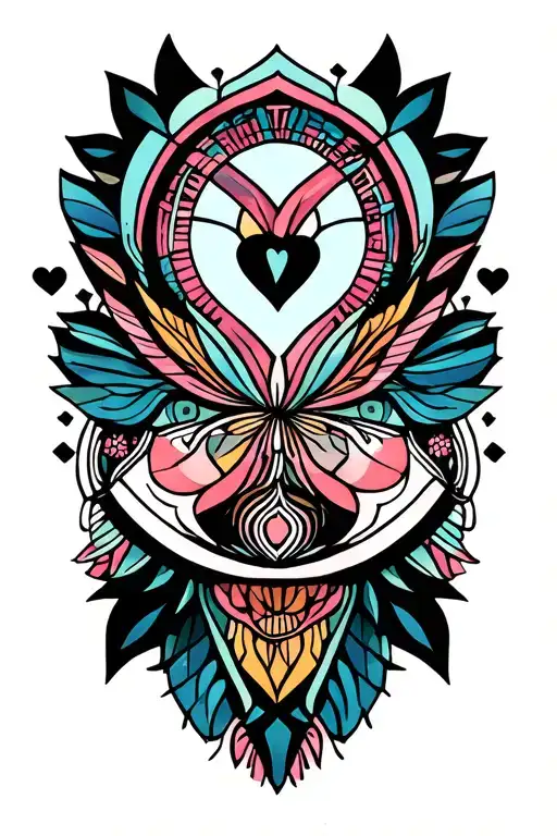 love peace love and prosperity tattoo design idea