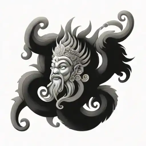 Brahma tattoo design idea