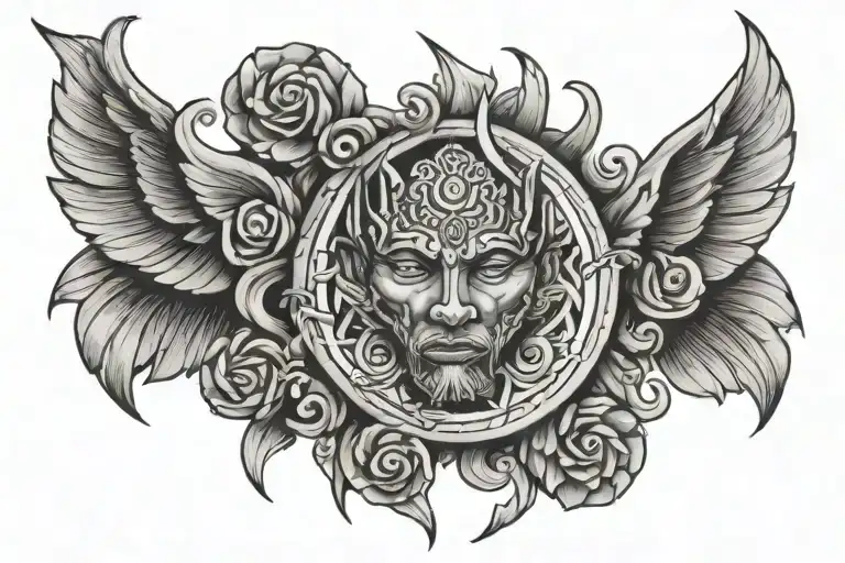 Idris tattoo design idea