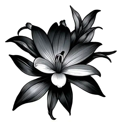 snowdrop flower tattoo design idea