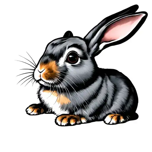 bad bunny concho tattoo design idea