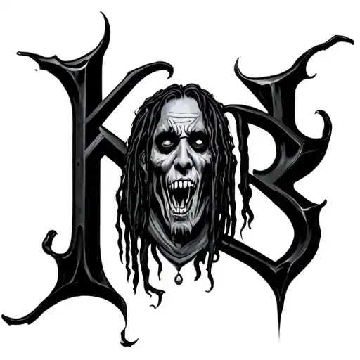 Korn tattoo design idea