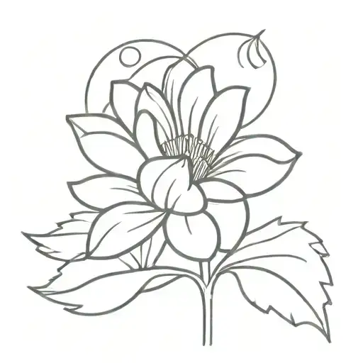 sun, gerberas, 21, 10, taurus tattoo design idea