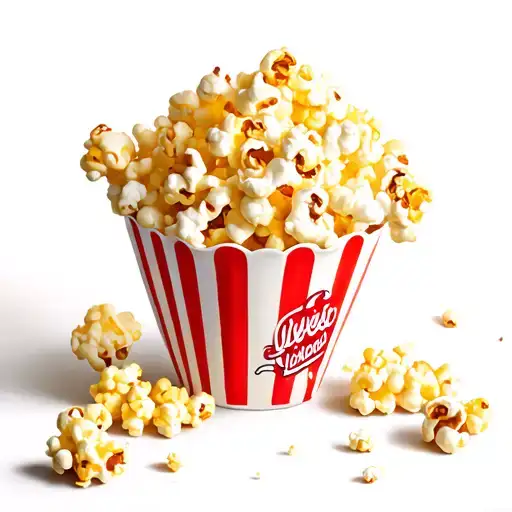 popcorn tattoo design idea