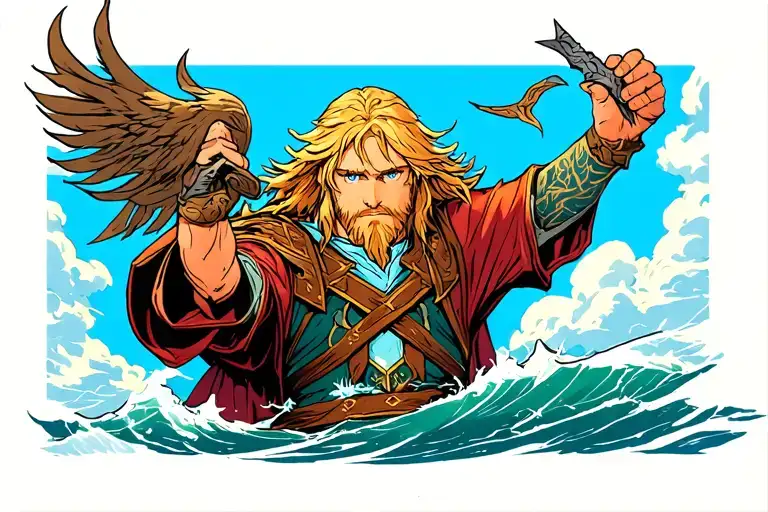 Thorfinn Vinland saga anime tattoo tattoo design idea