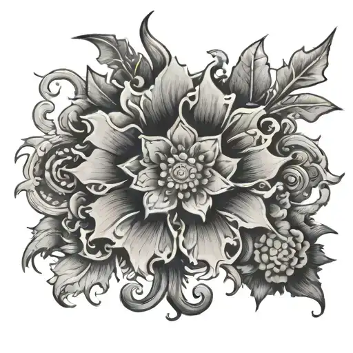 Black Clover tattoo design idea