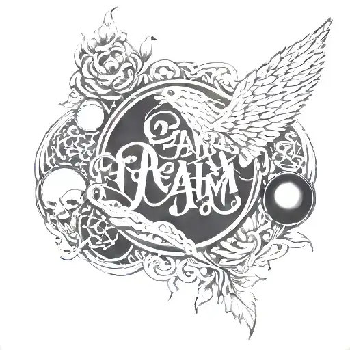 Pearl Jam lyric incorporated tattoo design idea