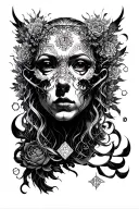 Alchemist, adaptability, certainty, symbolism, japanese, semi-realism tattoo design idea